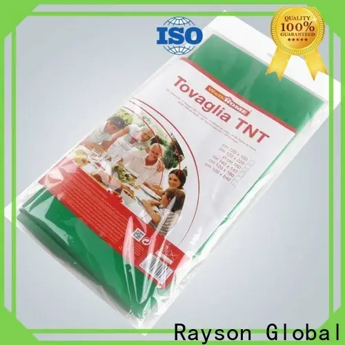 Rayson nonwoven Toplu satın alma özel nonwoven yeşil tek kullanımlık masa örtüsünü toplu olarak satın alın 1