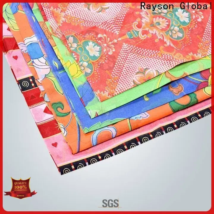 rayson nonwoven printed sofa fabric factory 1