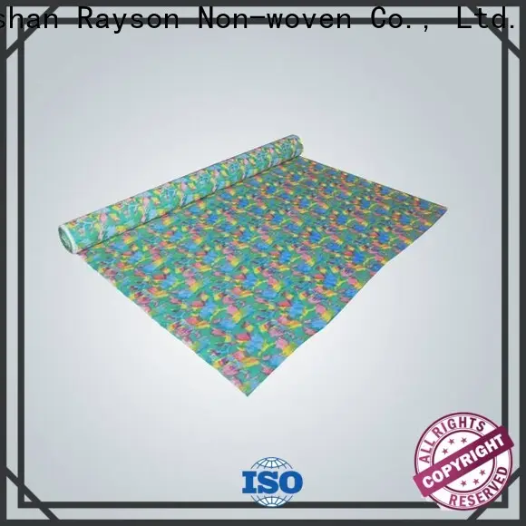 rayon nonwoven yeşil baskı döşemelik kumaş fiyatı 1