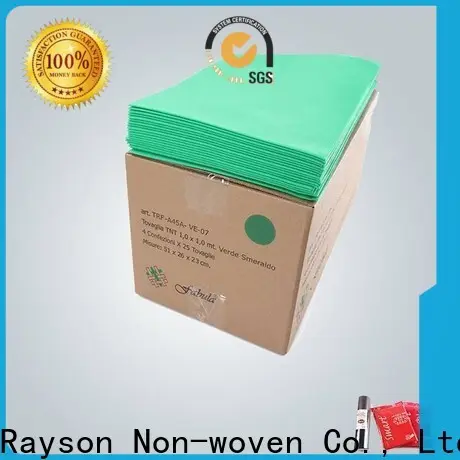 rayson nonwoven Custom ODM nonwoven white disposable tablecloths in bulk 1