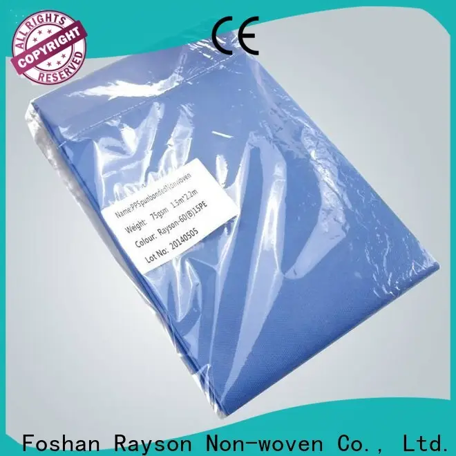 rayson nonwoven Custom disposable bed sheets for hospital company 1