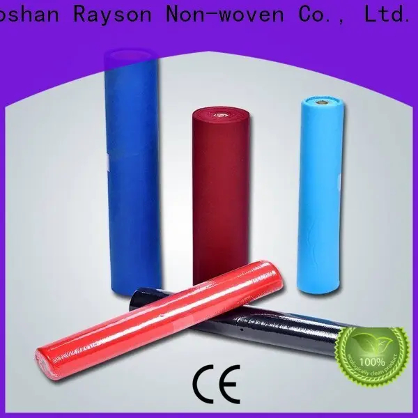 Rayson nonwoven Toplu yüksek kaliteli nonwoven tek kullanımlık masa örtüsü rulo şirketi satın alın 1