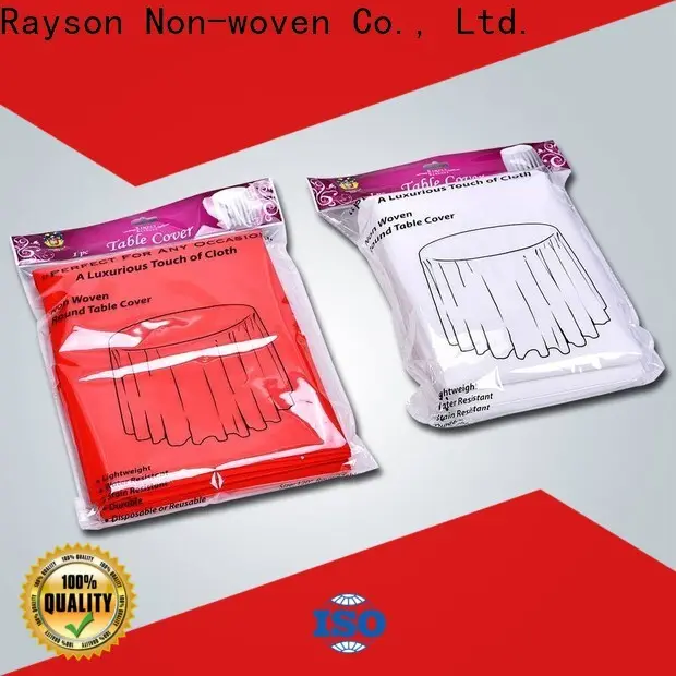 Prezzo tovaglie rotonde monouso monouso Rayson personalizzate in tessuto non tessuto 1