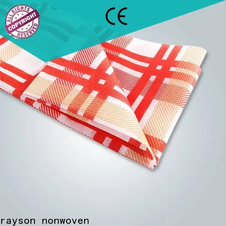 ODM high quality nonwoven disposable logo table cover factory 1