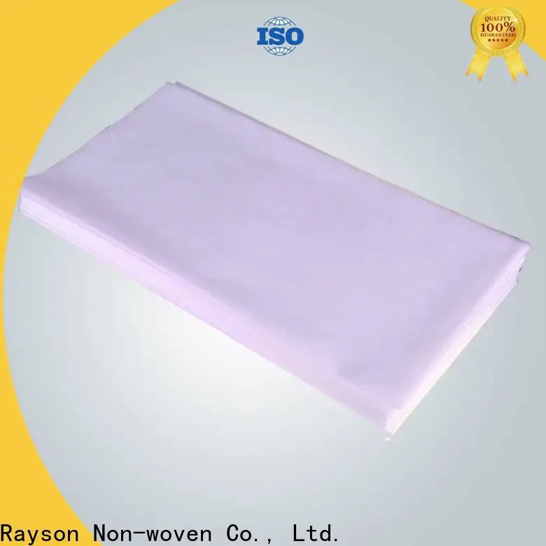 société de feuilles de table de massage rose non tissées Rayson 1
