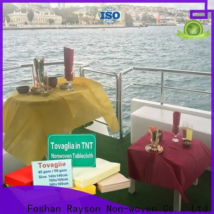 rayson nonwoven Bulk purchase OEM nonwoven disposable xmas tablecloths manufacturer 1