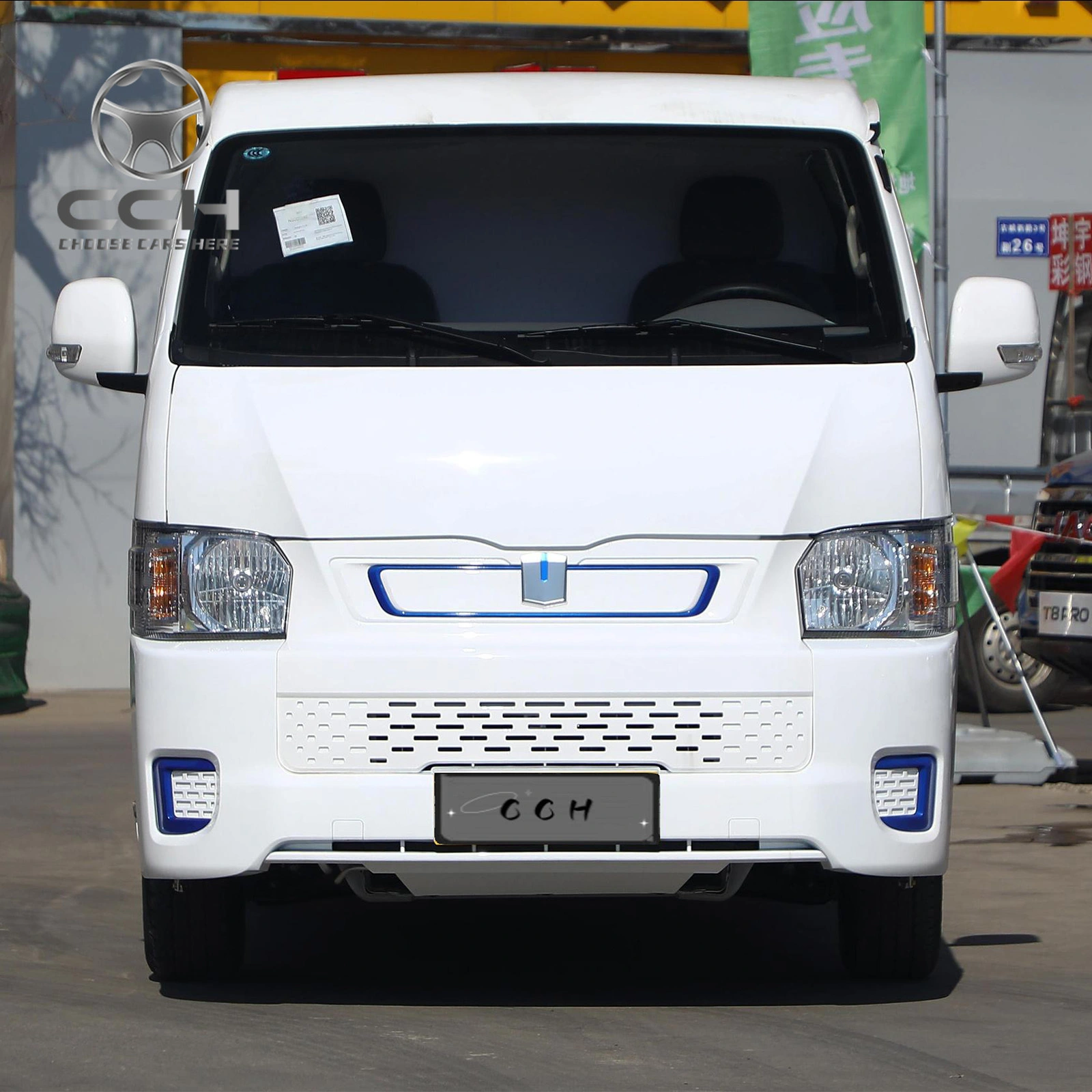 Geely Remote E6 2024 New Manual Left RWD Drive Euro VI Emission Standard Fabric Seats Electric Cargo Truck Van 1