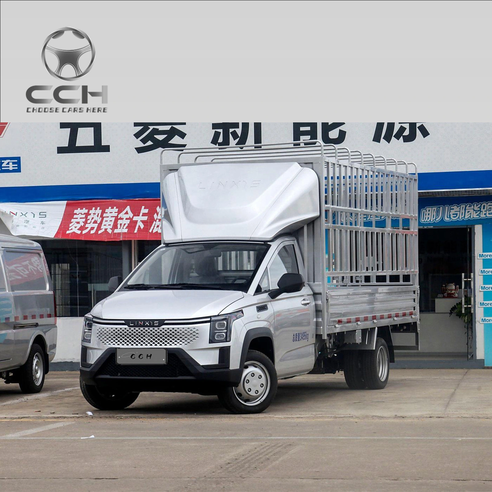 Wuling LINXYS G200P-PHEV Box Truck with Gold Warehouse van Single-layer Hybrid Euro 6 2 Seat Left Hand Drive Pickup Electric Trucks Cargo Truck for Sale 1
