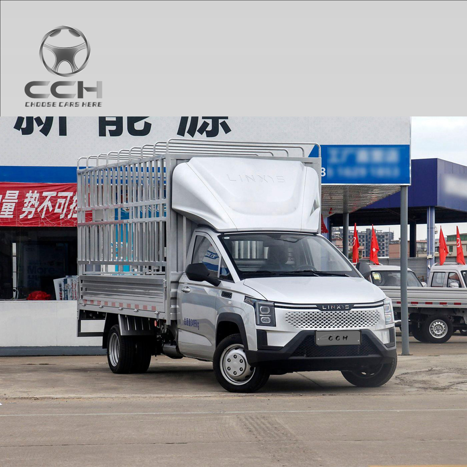 Wuling LINXYS G200P-PHEV Caminhão Box com Gold Warehouse van Híbrido de camada única Euro 6 2 assentos com direção à esquerda Pickup Caminhões elétricos Caminhão de carga para venda 4