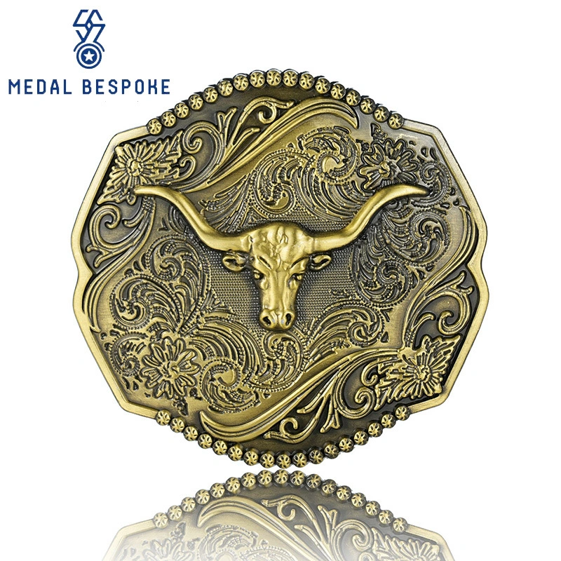 Customized Animal Pattern Belt Buckle — Medal Bespoke 1