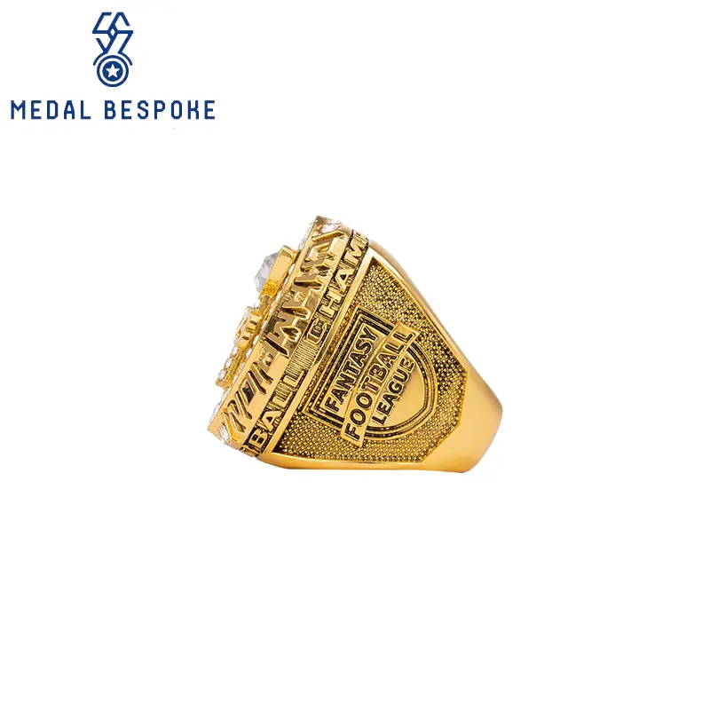 Custom Youth Football Championship Rings Custom per medaglia su misura 4