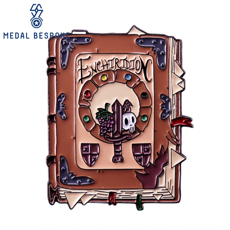 Badge in metallo personalizzabili a forma di libro: medaglia su misura 1