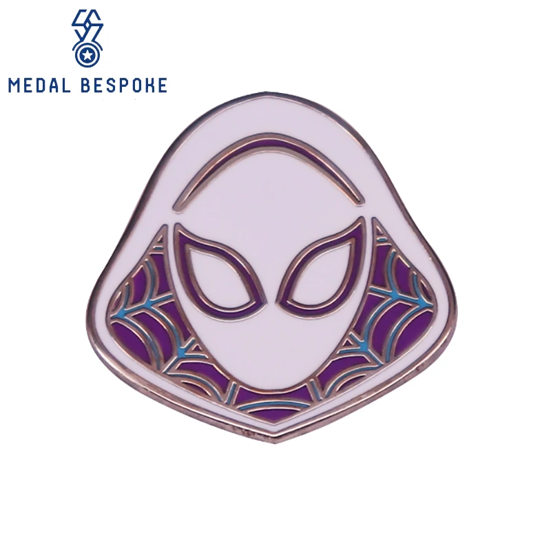 Customizable Spider-Man-Shaped Metal Badges — Medal Bespoke 1