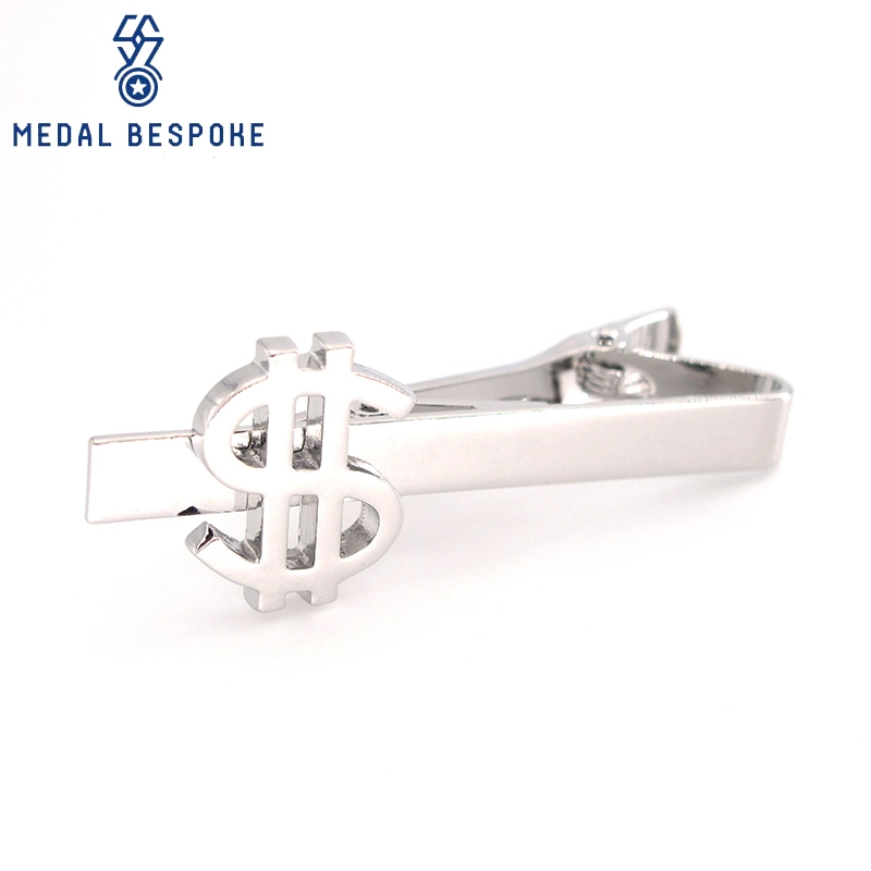 Customized Money-Shaped Tie Clips — Medal Bespoke 1