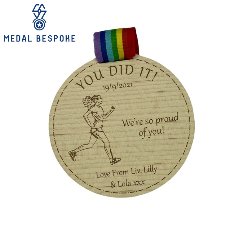 Custom Medals and Awards Wooden，Birchwood，Bamboo，Maple Or Walnut - - Medal Bespoke 2