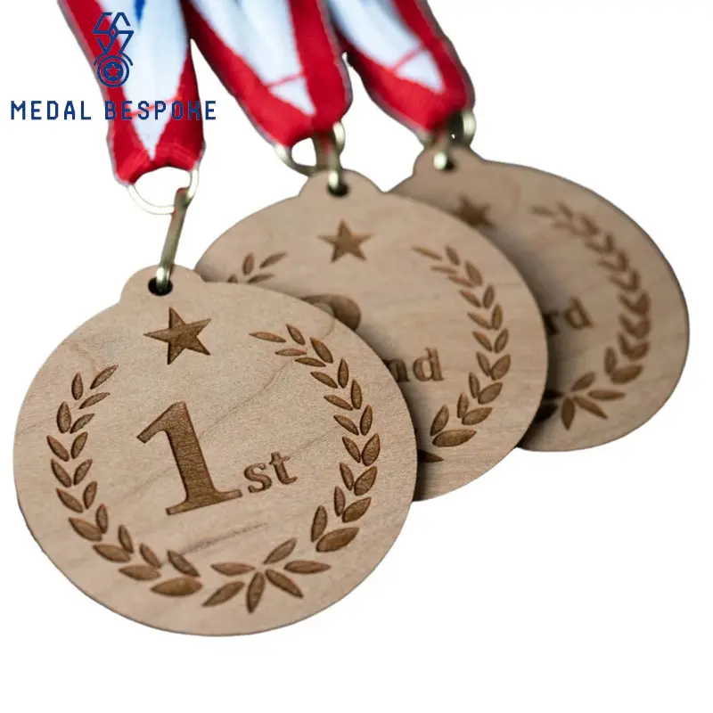 Custommedal Supplier Wooden Medals Custom 2