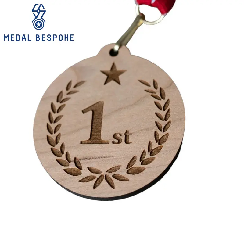 Custommedal Supplier Wooden Medals Custom 3