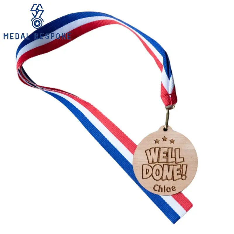 Personalised Wooden Medals Custom - - Medal Bespoke 6