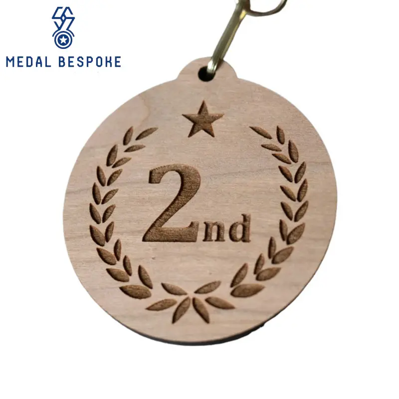 Custommedal Supplier Wooden Medals Custom 4