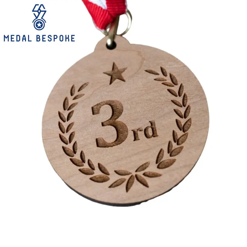 Custommedal Supplier Wooden Medals Custom 5