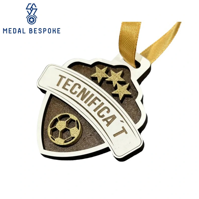 Customizable Tailored Designs with Engraving, Printing, and Unique Craftsmanship Wooden Medals — Medal Bespoke 1
