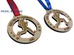 Wooden Running Medals Laser Cutting，Engraving，UV Printing，Polishing and Finishing - - Medal Bespoke 3