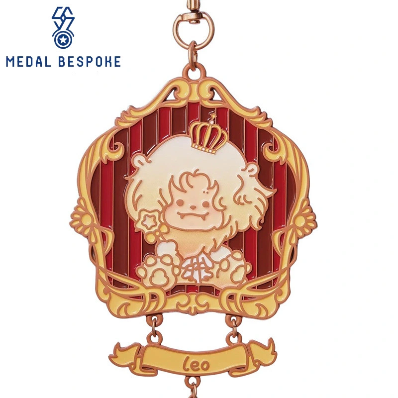 Medaglie in metallo da corsa personalizzabili a tema zodiacale: medaglia su misura 1