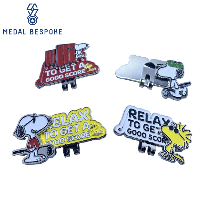 Customized Golf Dog Themed Hat Clips — Medal Bespoke 1