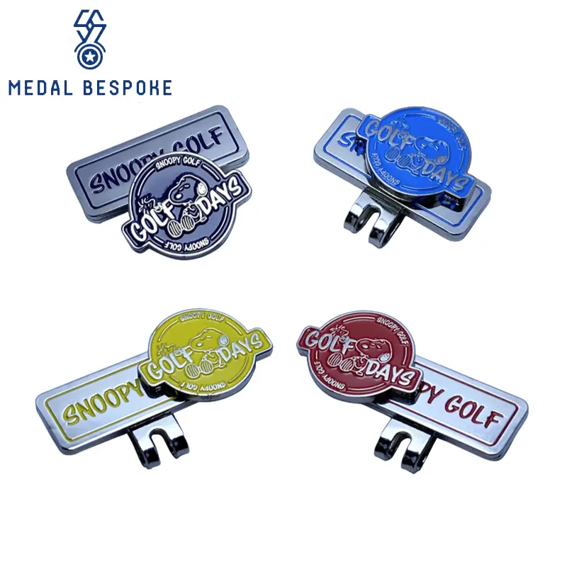Custom Golf Ball Marker Hat Clip Custom by Medal Bespoke 2