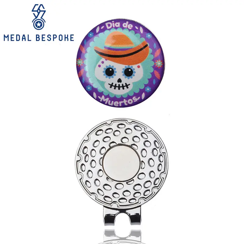 Custom Golf Ball Marker Hat Clip Hat Clip by Medal Bespoke 2