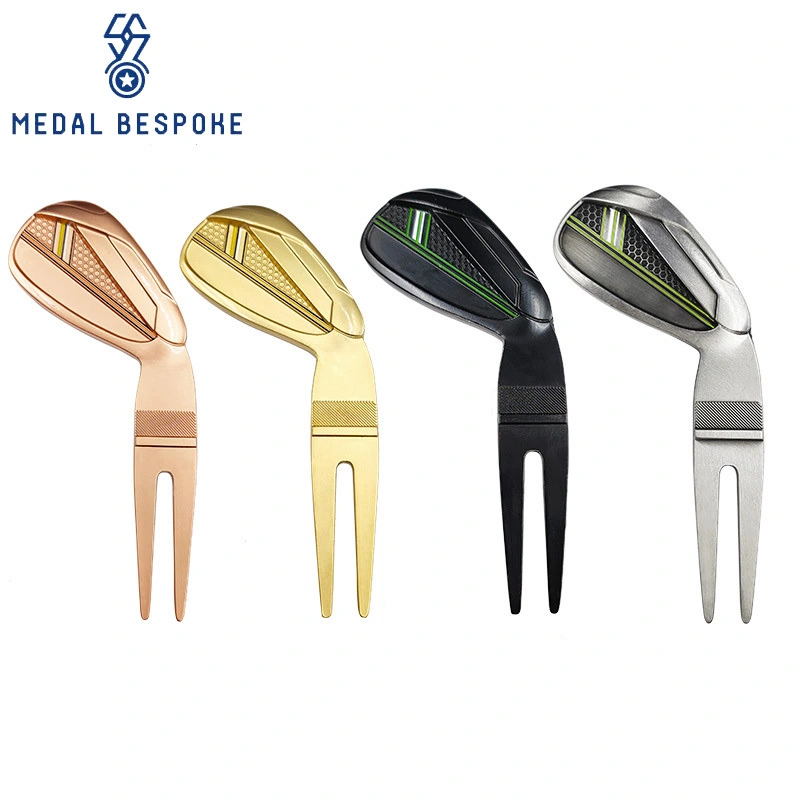 Forchetta da golf personalizzata personalizzata: medaglia su misura 1