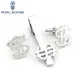 Fabbrica di cufflink da sposo personalizzato 5