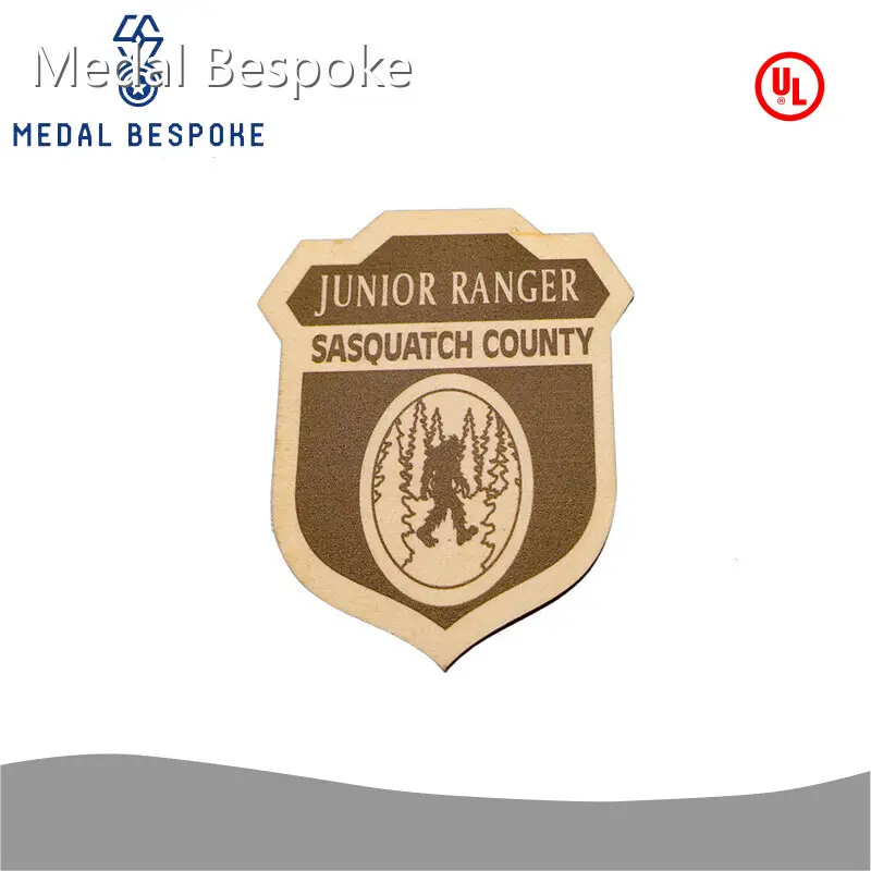 Custom Personalised Wooden Badges Personalised Wooden Badges Company 1