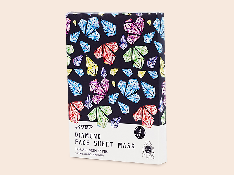 Private Label Diamond Face Sheet Mask Moisturizing for Dry Skin - Lily Bath 2
