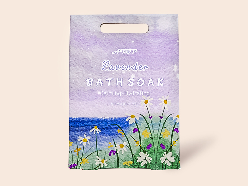Private Label Lavender Bath Soak Calming & Hydrating for Dry Skin - Lily Bath 1