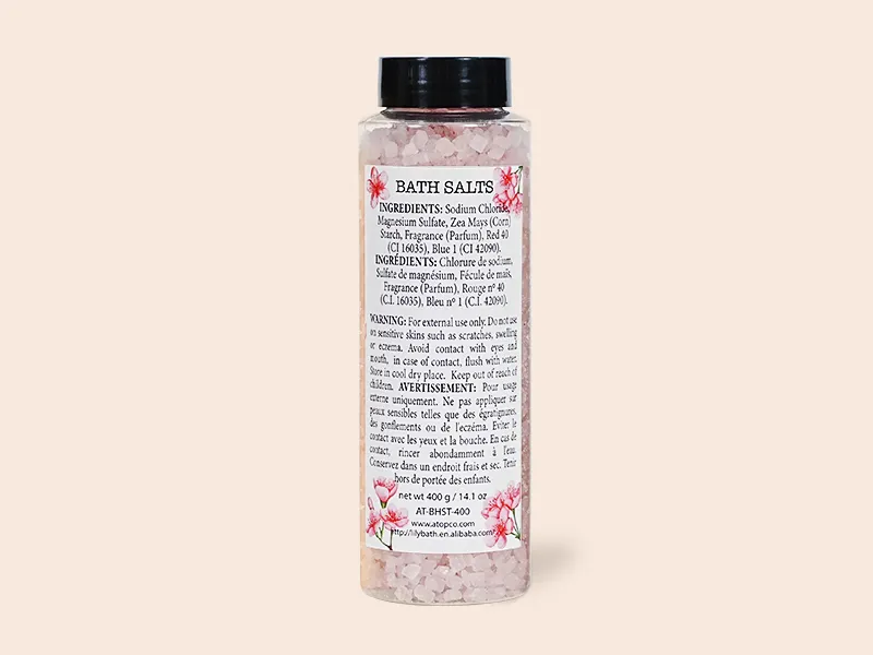 Customized Bath Salts Supplier Featuring a Plastic Cap - - Lily Bath 5