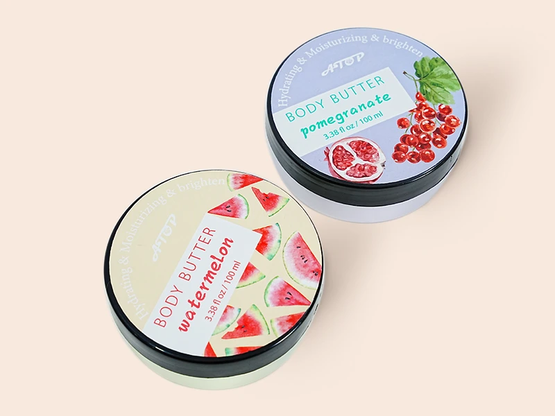 Altkvalita privata etikedo hidratanta & hidratiga & Brila Frukta Korpa Butero -Fabrikisto - Lily Bath 1