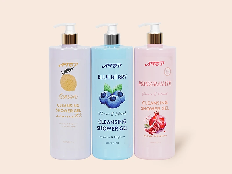 Produttore di gel con doccia fruttato personalizzato per la pulizia di pulizia - bagno di giglio 1