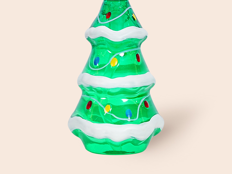 Étiquette privée Arbre de Noël en forme de bouteille de bouteille à la main Savon pour les mains Soap - Bath lys 3