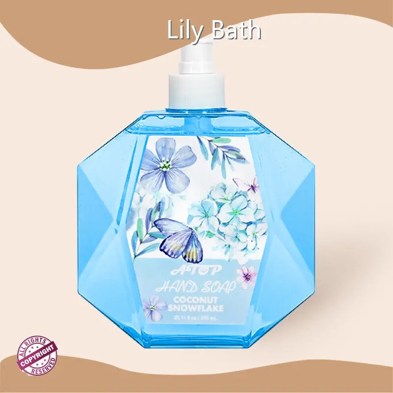 Private Label Colorless Transparent Hand Care (Blue or Yellow Bottle) - - Lily Bath 1