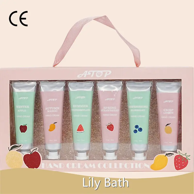 Customized White Mini Hand Cream - - Lily Bath 1