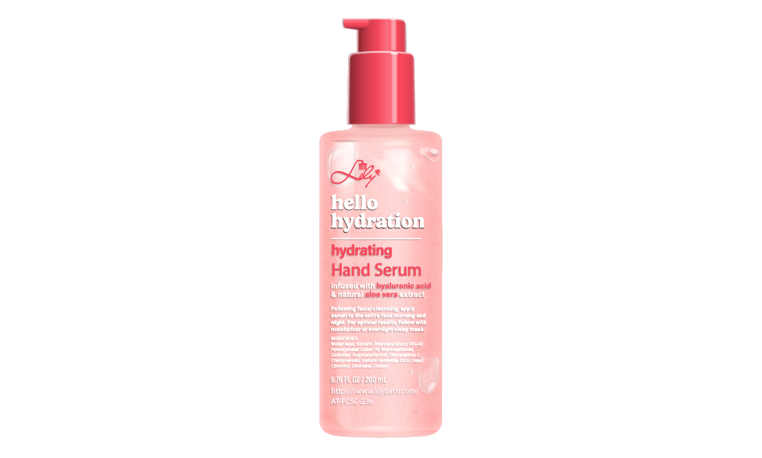 برچسب خصوصی سفارشی Aloe Vera & اسید هیالورونیک اسید آبرسان تولید کننده سرم - لیلی حمام 3