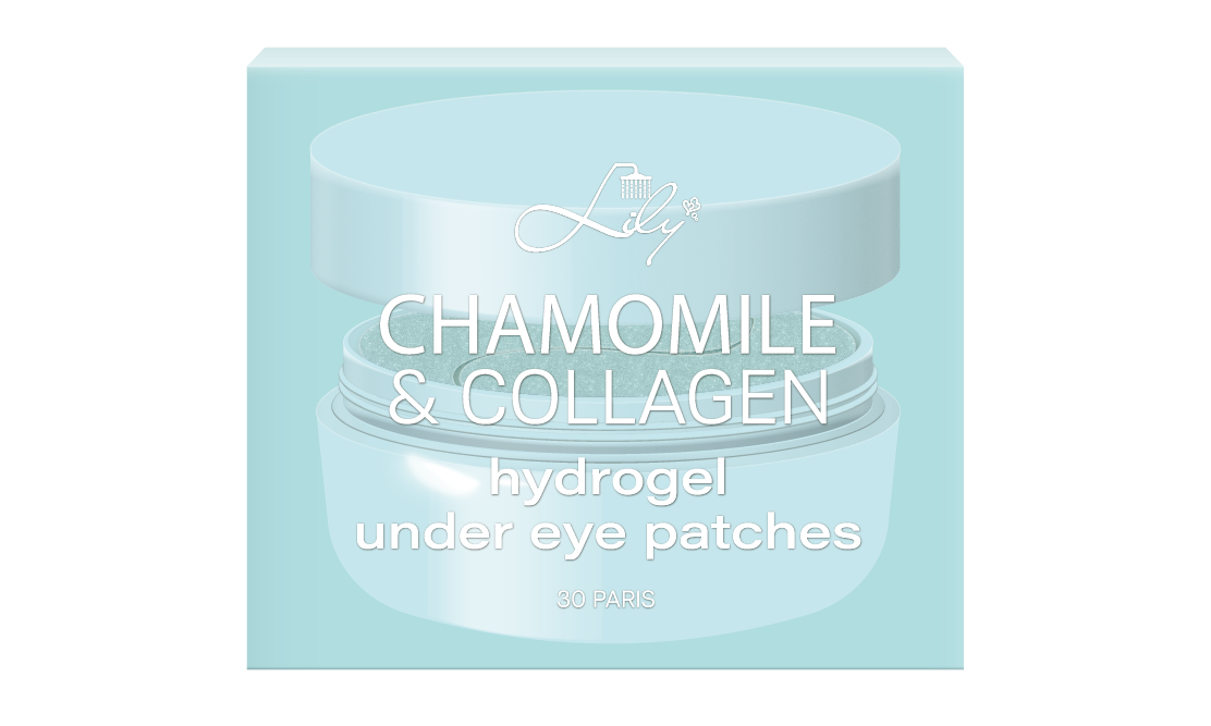 Private Label Jarred Chamomile & Collagen Hydrogel Under Eye Patches Manufacturer - Lily Bath 1