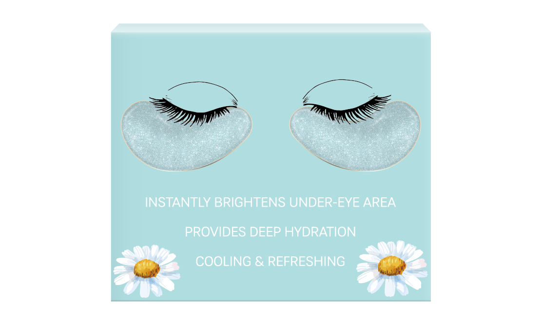 Private Label Jarred Chamomile & Collagen Hydrogel Under Eye Patches Manufacturer - Lily Bath 2