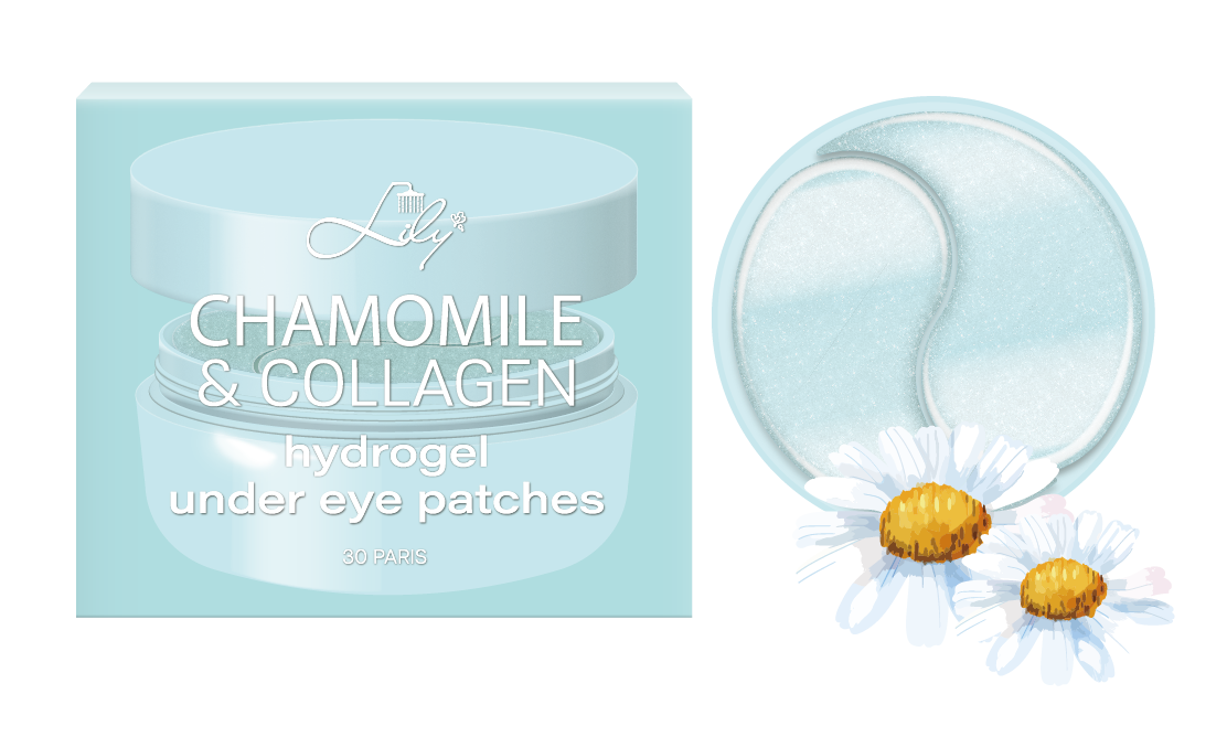 Private Label Jarred Chamomile & Collagen Hydrogel Under Eye Patches Manufacturer - Lily Bath 6