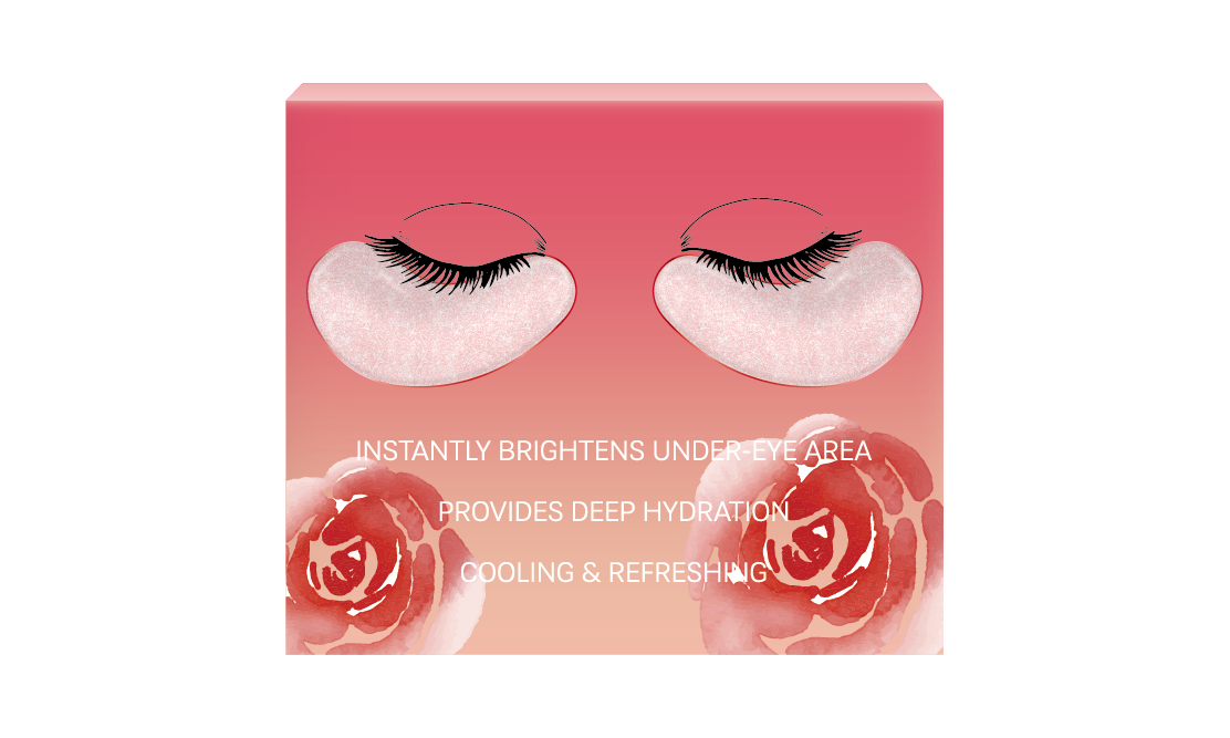 Luxurious Private Label Jarred Rose Water & Collagen Hydrogel Under Eye Patches Manufacturer - Lily Bath 2
