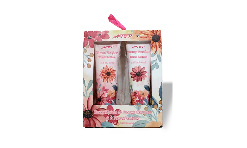 Elegant Custom Private Label Rose Water & Peony Garden Hand Lotion Duo Manufacturer - Lily Bath 1