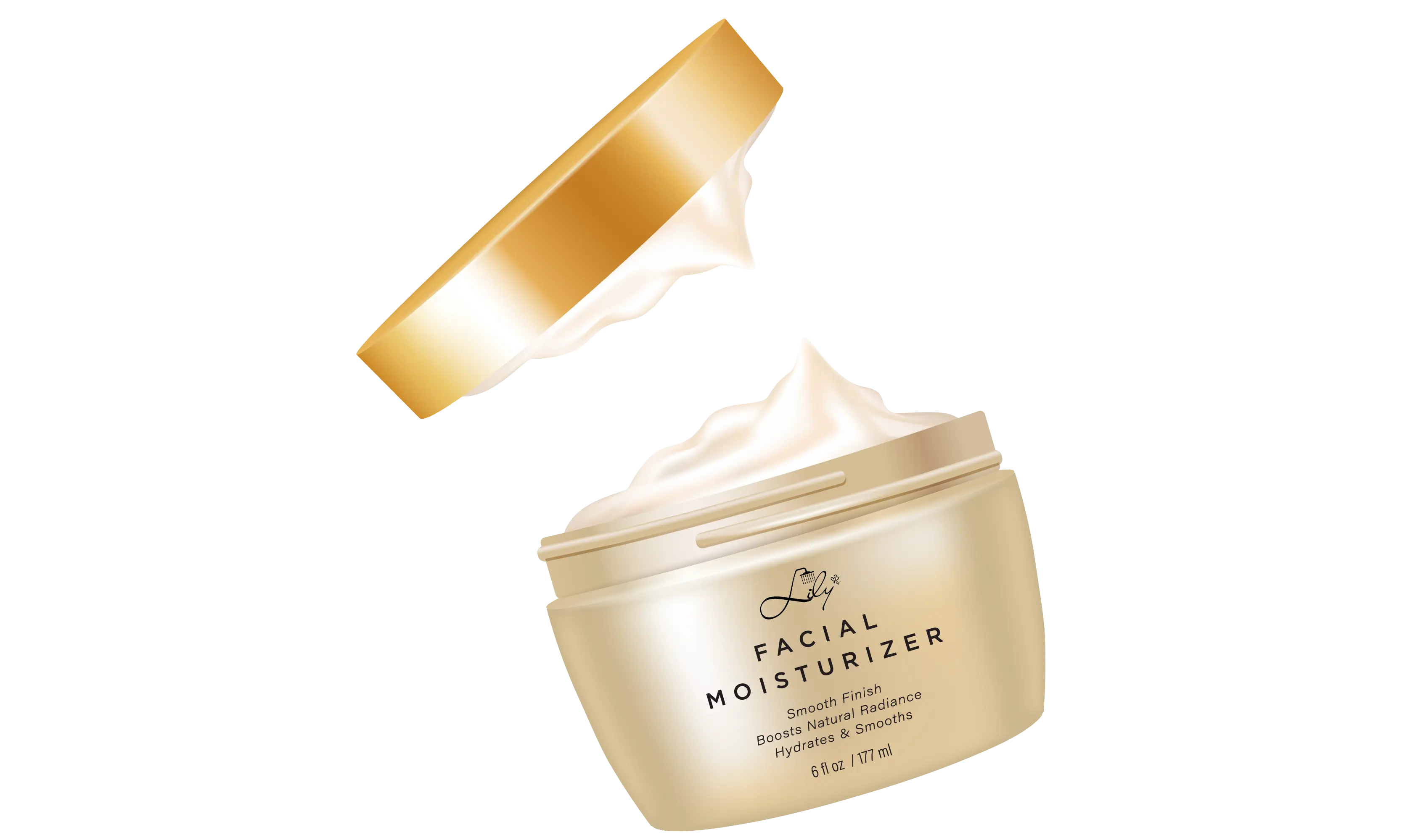 Good Face Cream for Men Electroplated Screw Cap - - Lily Bath 3