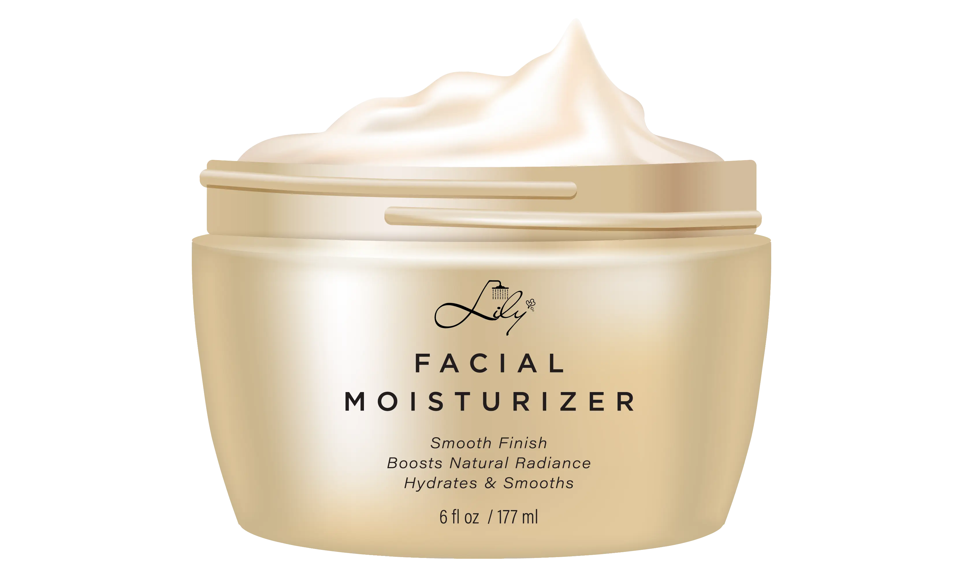 Good Face Cream for Men Electroplated Screw Cap - - Lily Bath 2