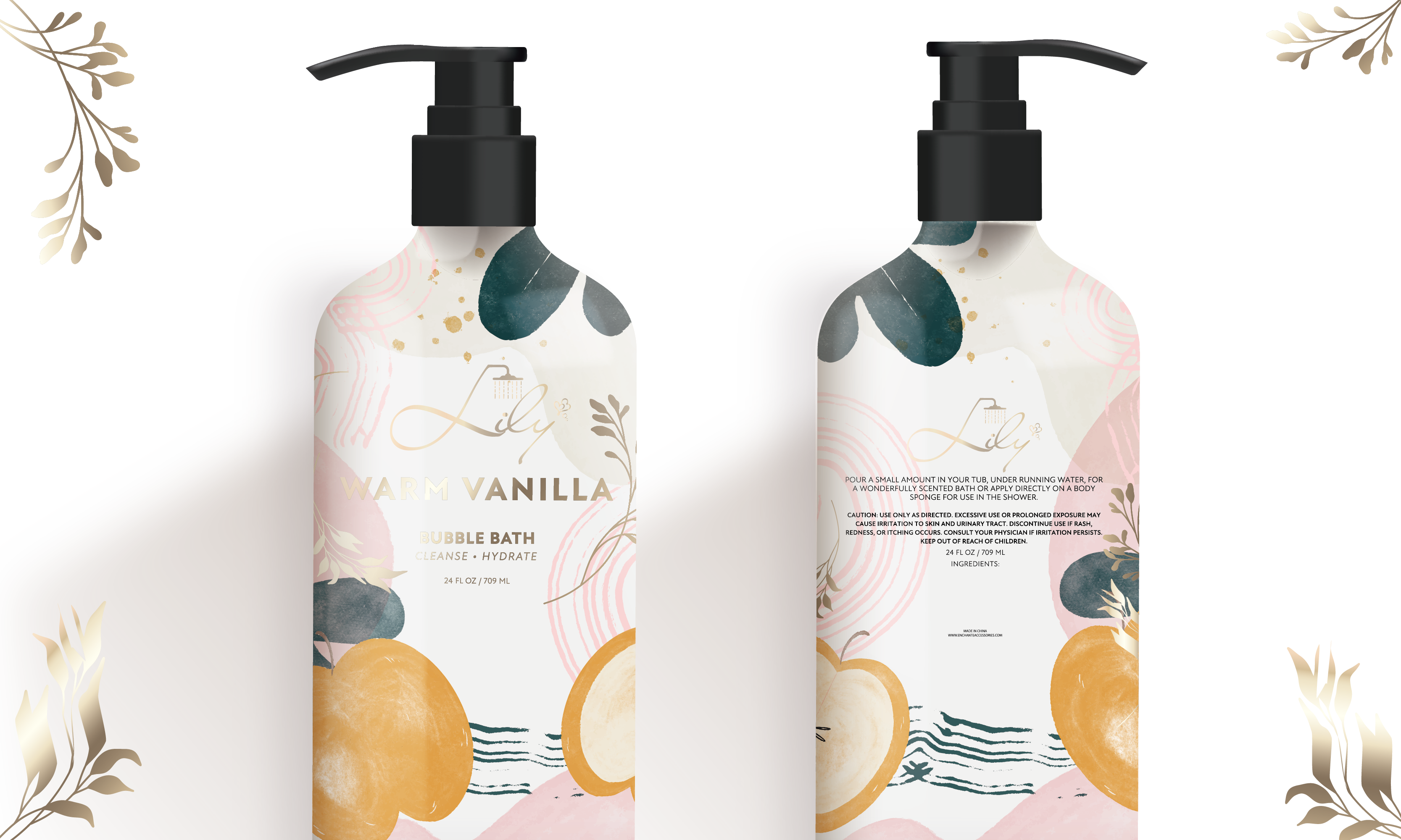 Private Label Warm vanille bubbelbadfabrikant - Lily Bath 2